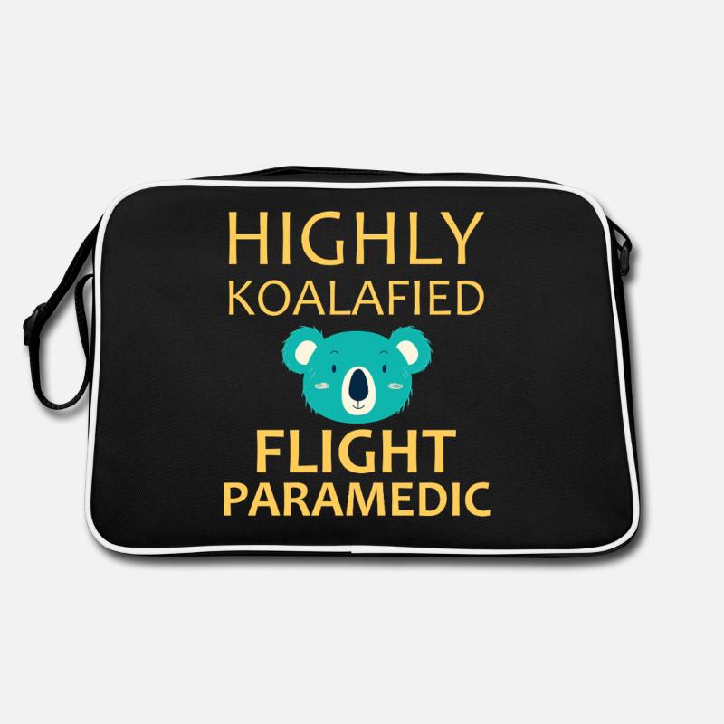 Flight Paramedic Koalafied Luftrettung Retro Tasche