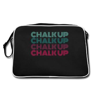 Boulderer Chalk Up Bloc - Sac Retro - noir/blanc - Dos