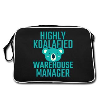 Responsable d’entrepôt Koalafied - Sac Retro - noir/blanc - Dos