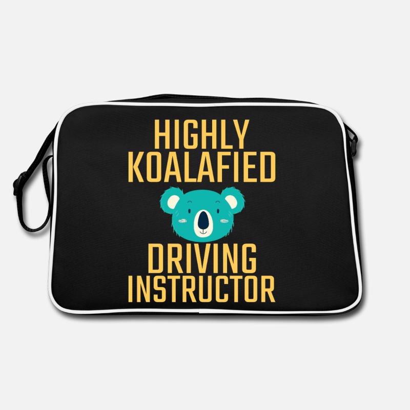 Driving Instructor Koalafied Drive Tutor Retro Tasche