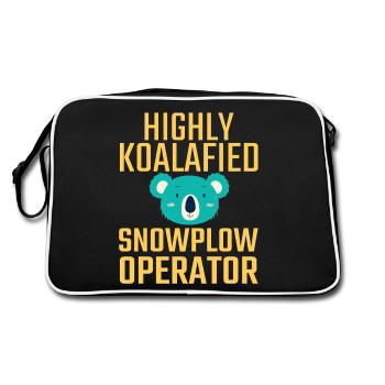 Conducteur de chasse-neige Koalafied Conducteur de chasse-neige - Sac Retro - noir/blanc - Dos