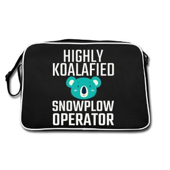 Conducteur de chasse-neige Koalafied Conducteur de chasse-neige - Sac Retro - noir/blanc - Dos