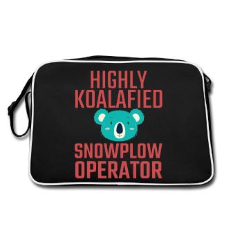 Conducteur de chasse-neige Koalafied Conducteur de chasse-neige - Sac Retro - noir/blanc - Dos