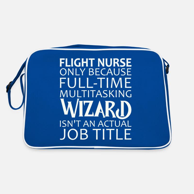 Flight Nurse Wizard Luftrettung Retro Tasche