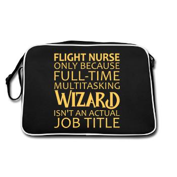 Infirmière de vol Wizard Air Rescue - Sac Retro - noir/blanc - Dos