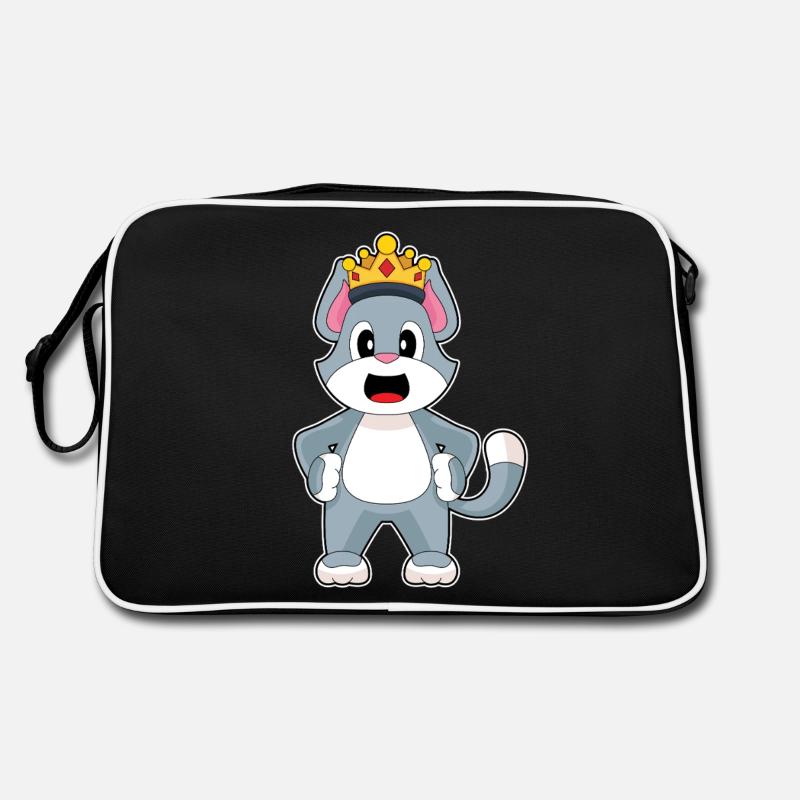 Cat Crown Retro Bag