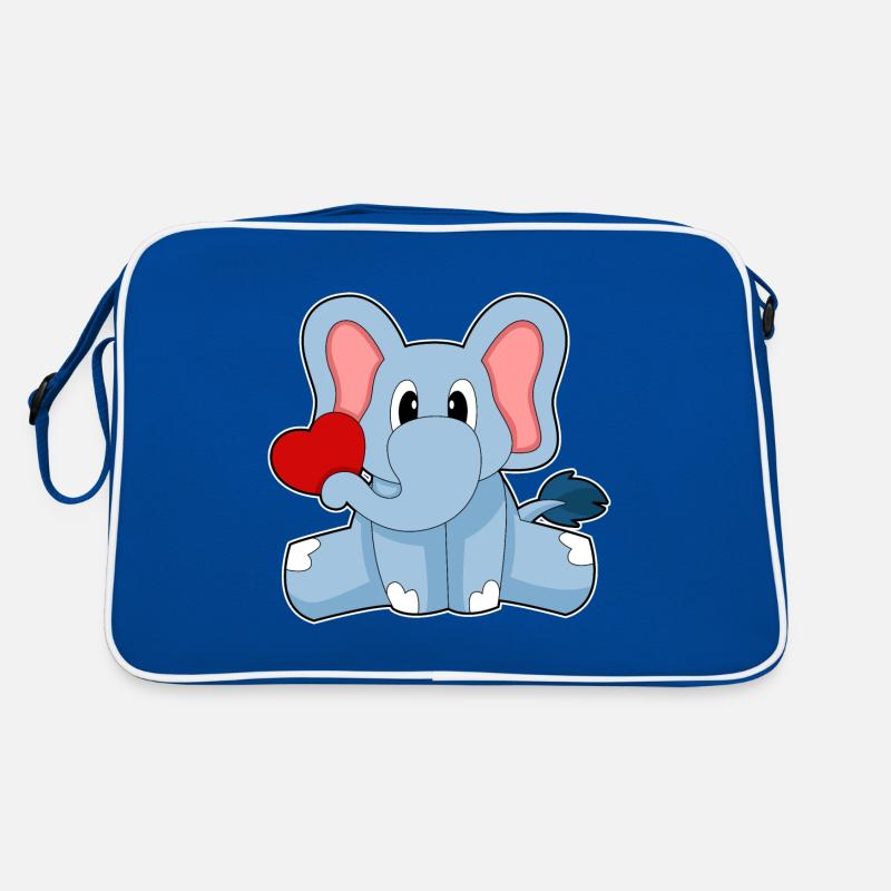 Cœur d’éléphant Sac Retro