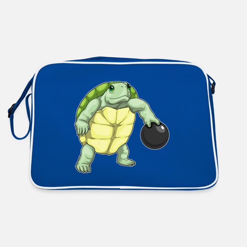 Tortue Bowling Boule de bowling Sac Retro