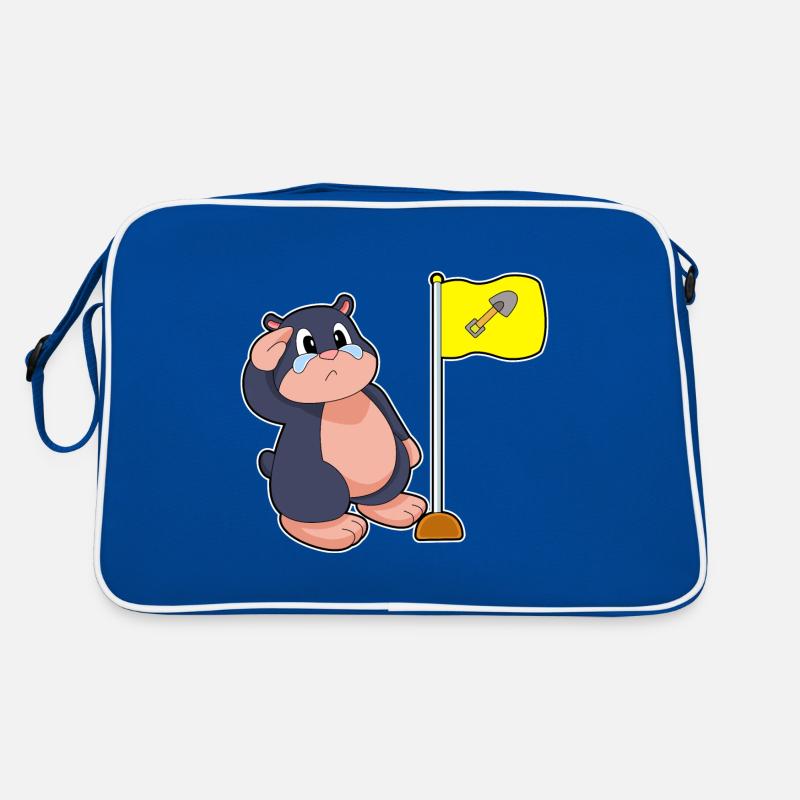 Maulwurf Flagge Retro Tasche