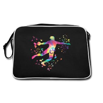 Lanceur de disque Lancer de disque Colorsplash - Sac Retro - noir/blanc - Dos