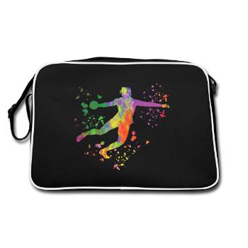 Lanceur de disque Lancer de disque Colorsplash - Sac Retro - noir/blanc - Dos