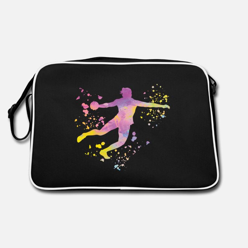 Diskuswerfer Colorsplash Diskuswurf Retro Tasche