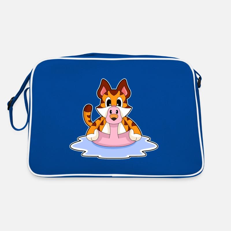 Tiger Flamingo Retro Bag