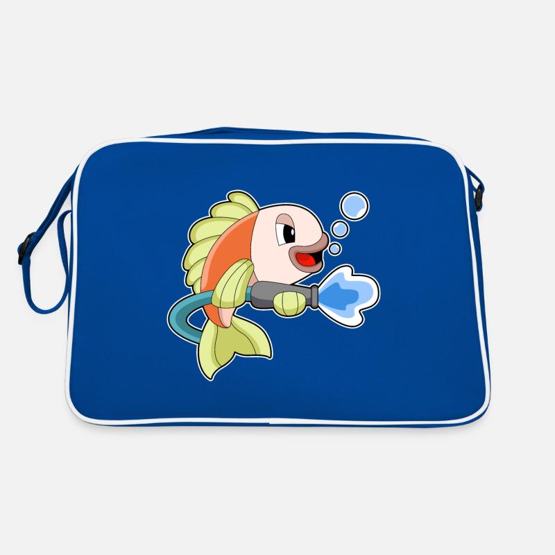 Extincteur de pompier de poisson Sac Retro
