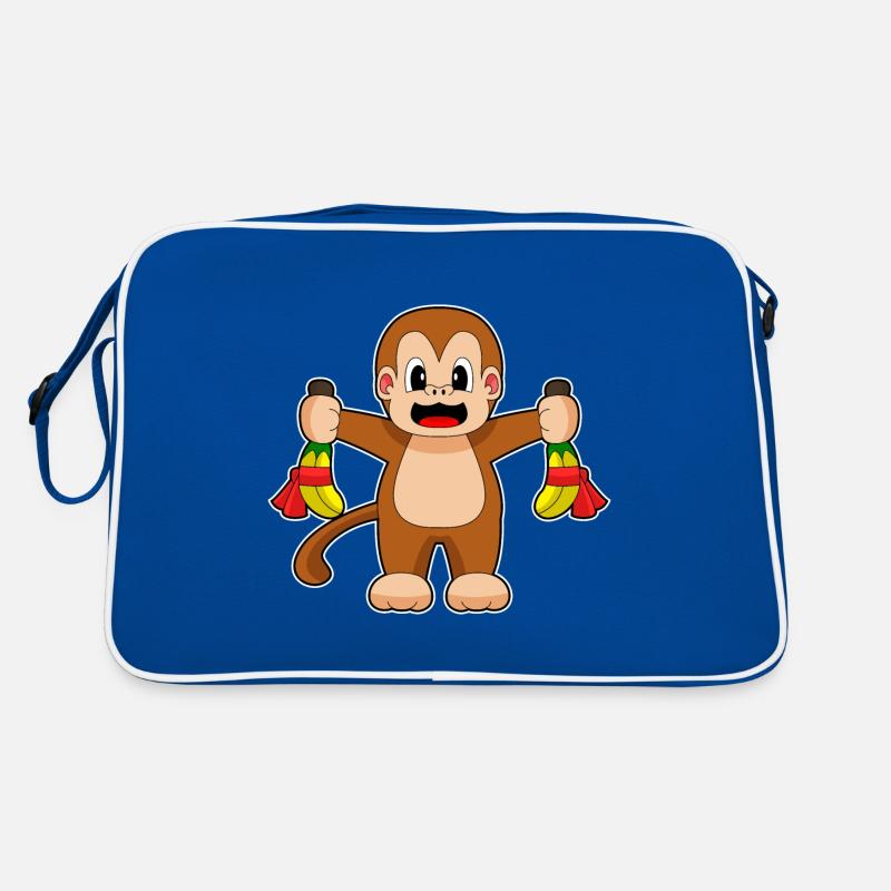 Singe Banane Anniversaire Sac Retro