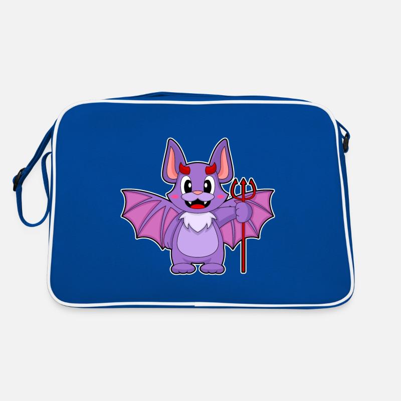 Bat Halloween Devil Retro Bag