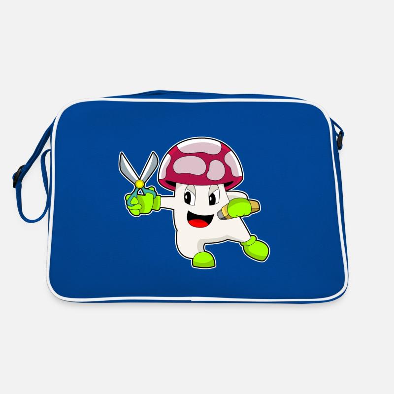 Ciseaux de coiffeur aux champignons Sac Retro