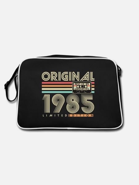 Original 1985 Vintage Vintage Anniversaire Rétro - Sac Retro - noir/blanc - Dos