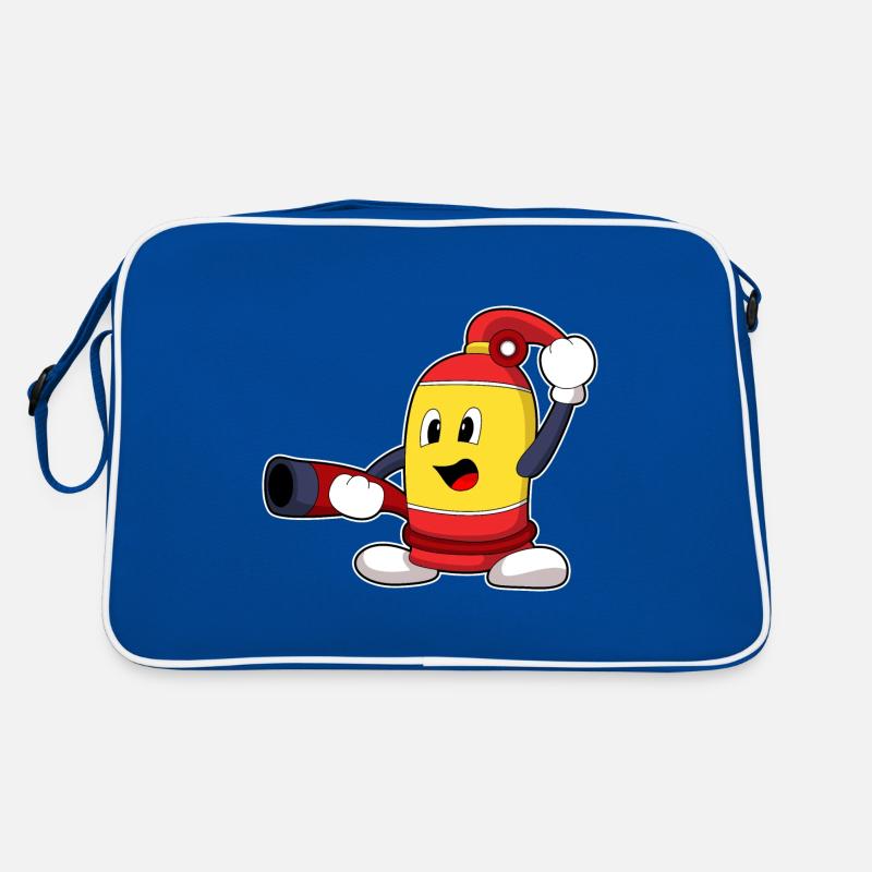 Fire extinguishers Firefighters Fire brigade Retro Bag