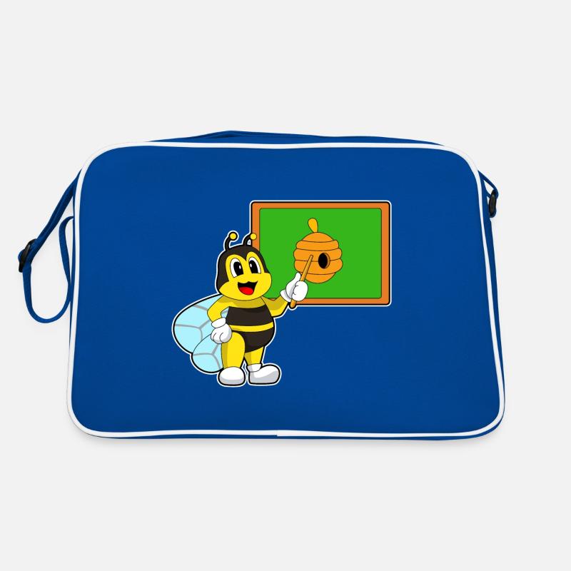 Biene Lehrer Pointer Bienennest Retro Tasche
