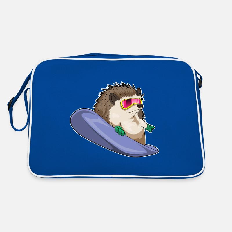 Hedgehog Snowboard Sports d’hiver Sac Retro