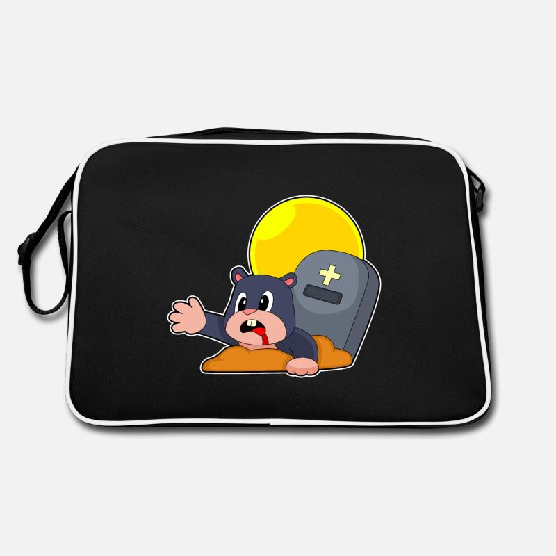 Mole Halloween Grave Retro Bag