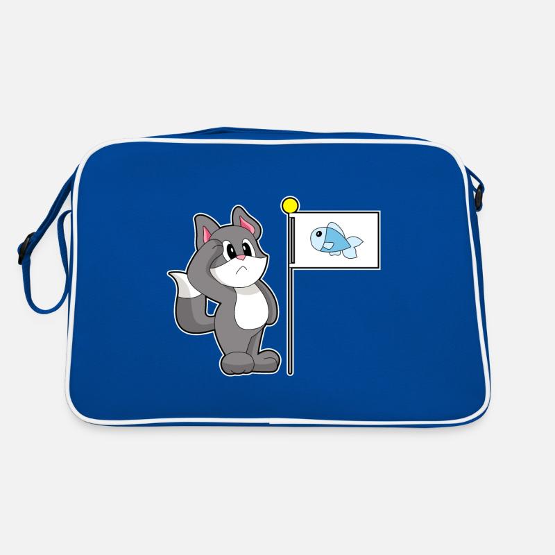 Drapeau de chat Sac Retro