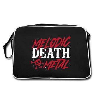 Trash Music Heavy Rock Music Melodic Death Metal - Retro Bag - black/white - Back