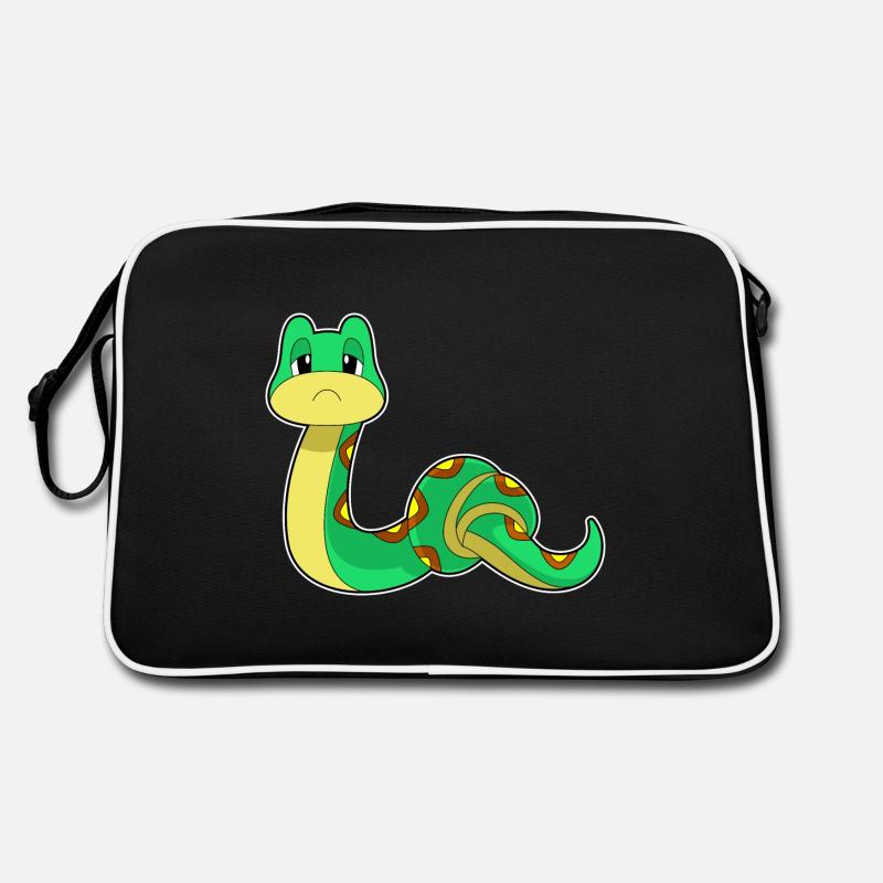 Schlange mit Knoten Retro Tasche