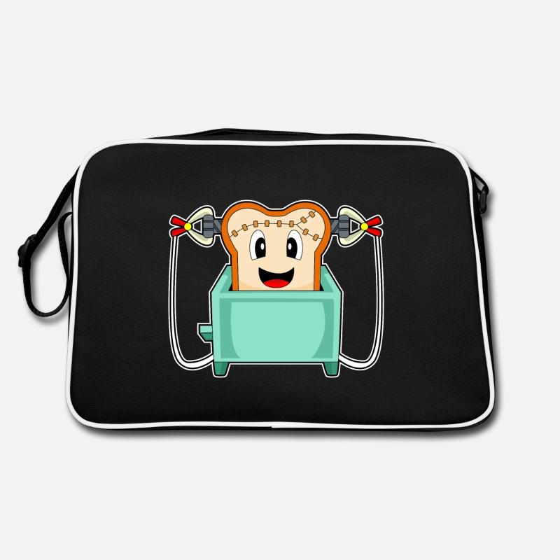 Bread Halloween Toaster Retro Bag