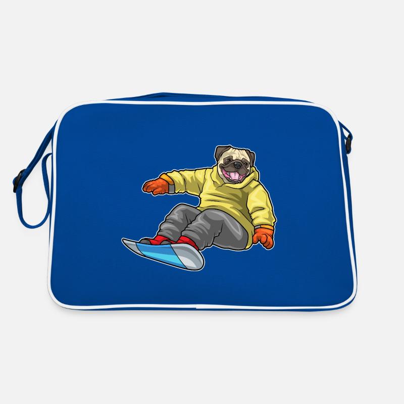 Carlin Snowboarder Snowboard Sac Retro