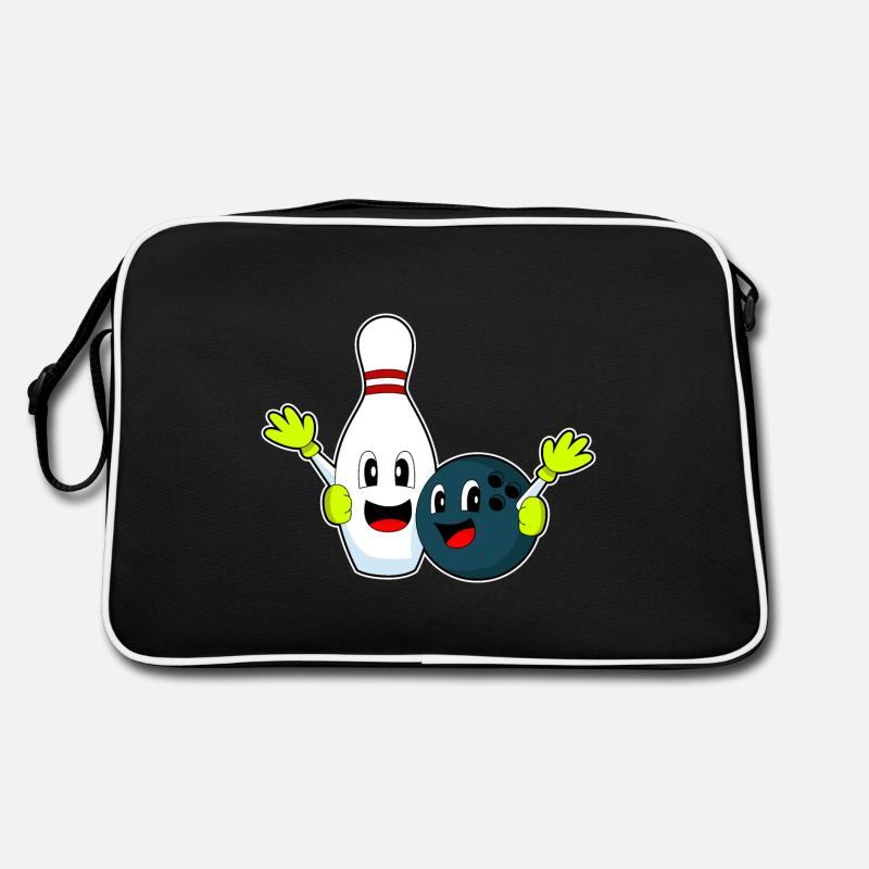Bowling-Pin Bowling Bowlingkugel Retro Tasche