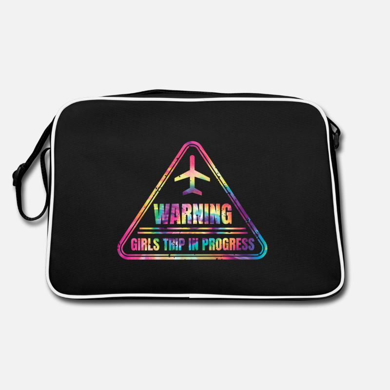 Warning Girls Trip in progress Retro Bag