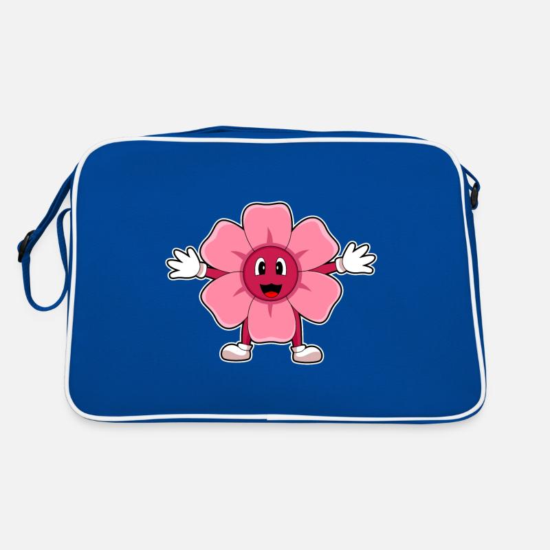 Fleur rose Sac Retro