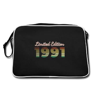 33e anniversaire Édition limitée SCR 1991 - Sac Retro - noir/blanc - Dos