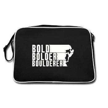 Bold Bolder Boulderer Bloc Bloc - Sac Retro - noir/blanc - Dos