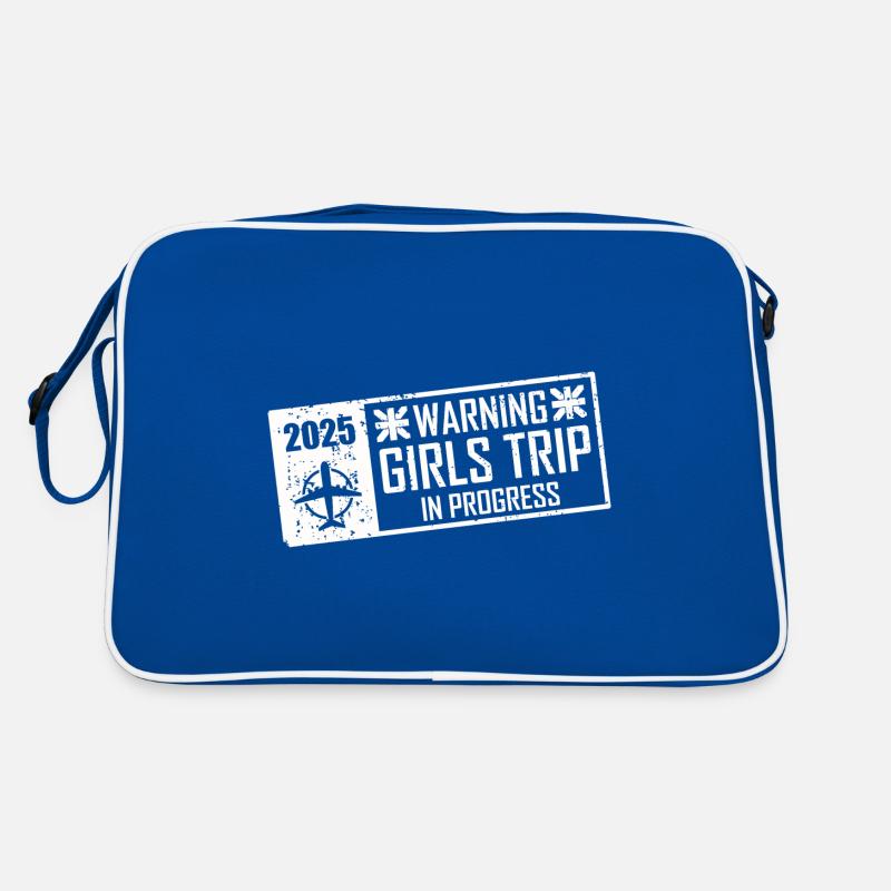 Warning Girls Trip In Progress 2025 Retro Bag