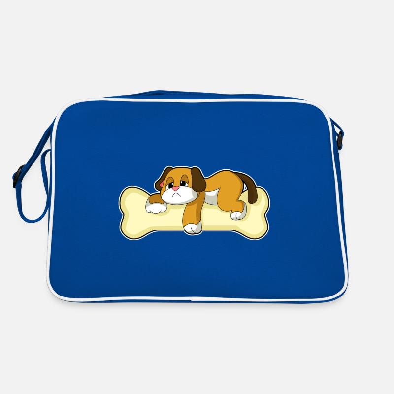 Dog Bones Sleeping Retro Bag