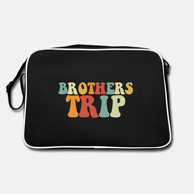 Geschwister Brüder Reise Retro Tasche