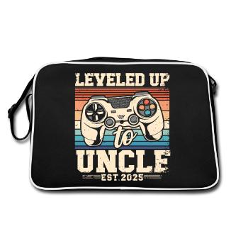 Ascended to Uncle 2025 - Retro Bag - black/white - Back
