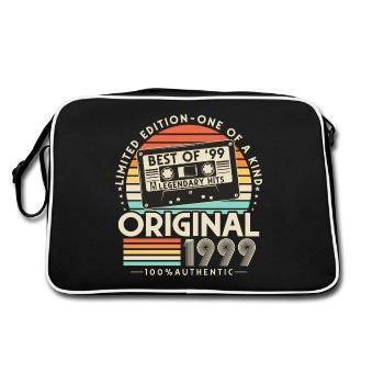 Original 1999 Vintage Retro Cadeau d’anniversaire - Sac Retro - noir/blanc - Dos