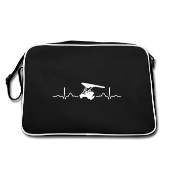 Paratrike Moteur Deltatride Deltatrike - Sac Retro - noir/blanc - Dos