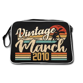Cadeau Anniversaire Mars 2010 Cadeau Mars 2010 - Sac Retro - noir/blanc - Dos