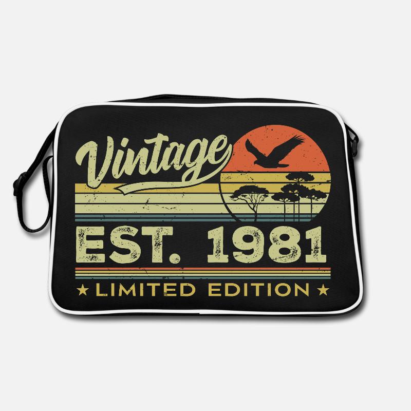 Vintage 1981 Awesome Since 1981 Gift 1981 Retro Retro Bag
