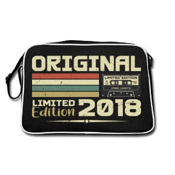 Rétro 2018 Cadeau Anniversaire Né en 2018 Original - Sac Retro - noir/blanc - Dos