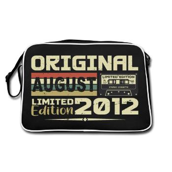 August 2012 - Born in August 2012 Built in August 2012 - Retro Bag - black/white - Back