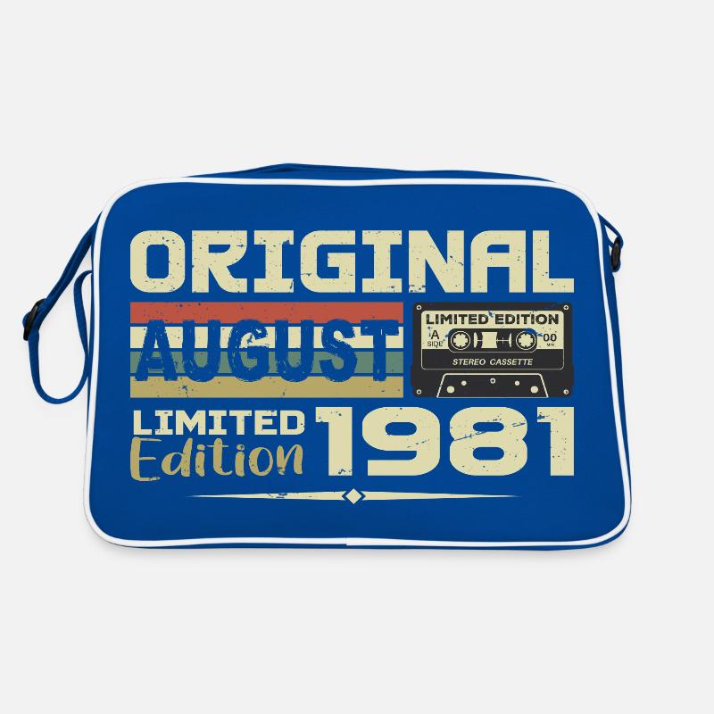 Août 1981 - Né en Août 1981 Construit en Août 1981 Sac Retro