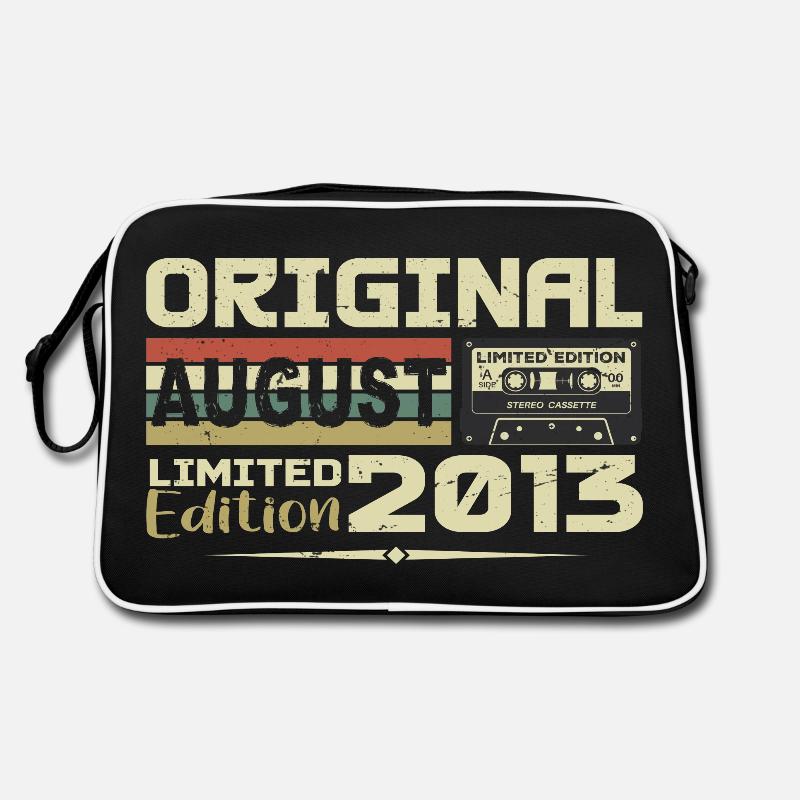 August 2013 - Born in August 2013 Built in August 2013 Retro Bag