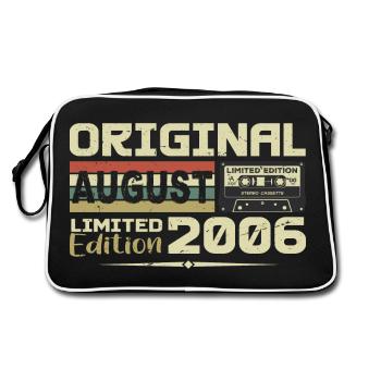 August 2006 - Born in August 2006 Built in August 2006 - Retro Bag - black/white - Back