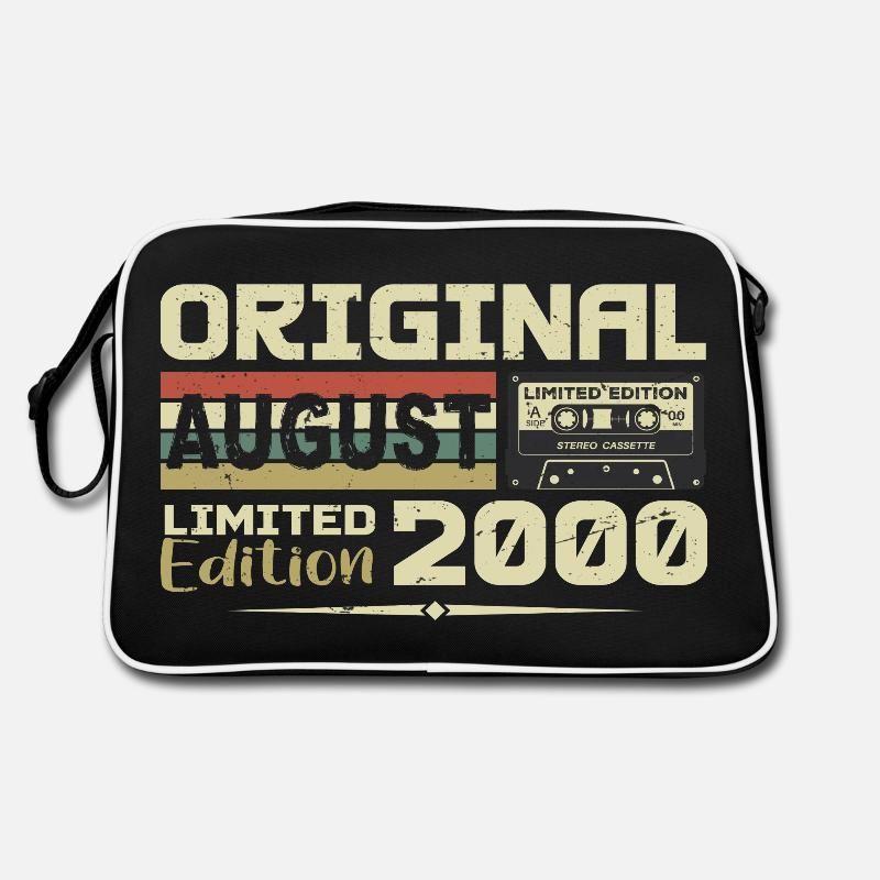 August 2000 - Born in August 2000 Built in August 2000 Retro Bag